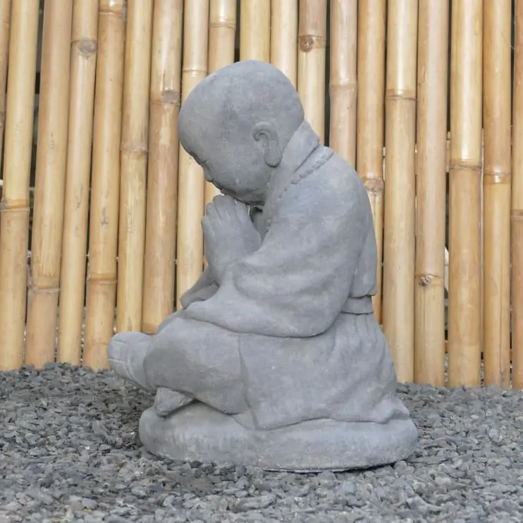  Product image 3 of the product “Sitting monk with namaste, about 50cm height ”